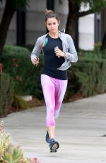 NIKKI REED Out Jogging in Studio City 1112