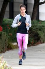 NIKKI REED Out Jogging in Studio City 1112