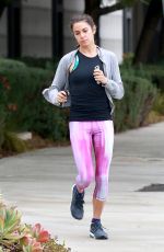 NIKKI REED Out Jogging in Studio City 1112