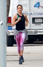 NIKKI REED Out Jogging in Studio City 1112