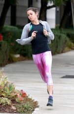NIKKI REED Out Jogging in Studio City 1112