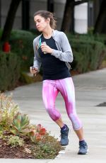 NIKKI REED Out Jogging in Studio City 1112