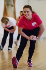 NIKKI SANDERSON at Piloxing Class for I Will If You Will  Campaign