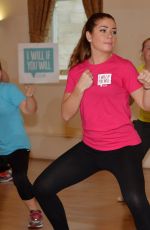 NIKKI SANDERSON at Piloxing Class for I Will If You Will  Campaign