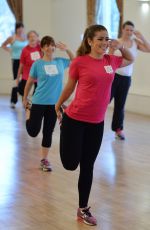 NIKKI SANDERSON at Piloxing Class for I Will If You Will  Campaign