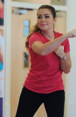 NIKKI SANDERSON at Piloxing Class for I Will If You Will  Campaign
