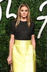 OLIVIA PALERMO at British Fashion Awards 2014 in London