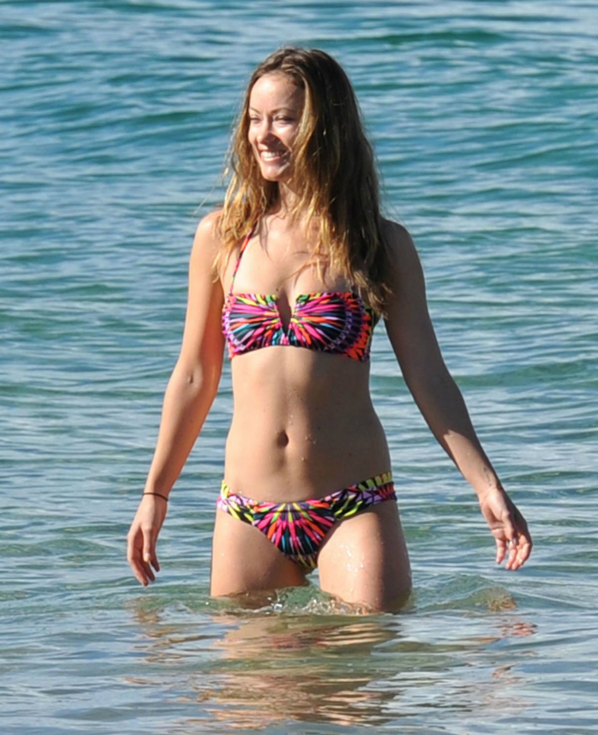 OLIVIA WILDE in Bikini on the Beach in Hawaii.