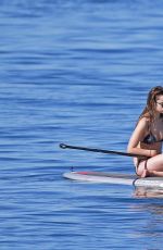 OLIVIA WILDE in Bikini Paddleboarding in Maui