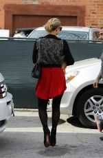 PARIS HILTON Arrives at a Salon in Beverly Hills