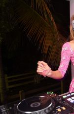 PARIS HILTON at Jeremy Scott and Moschino Party in Miami
