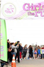 PEYTON LIST at Girls on the Run 5k Fun Run in Vista Del Mar