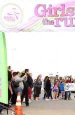 PEYTON LIST at Girls on the Run 5k Fun Run in Vista Del Mar