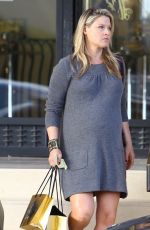 Pregnant ALI LARTER Out Shopping in Beverly Hills 1012