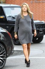 Pregnant ALI LARTER Out Shopping in Beverly Hills 1012