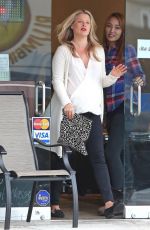 Pregnant ALI LARTER Out Shopping in West Hollywood