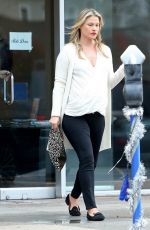 Pregnant ALI LARTER Out Shopping in West Hollywood