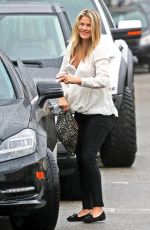 Pregnant ALI LARTER Out Shopping in West Hollywood