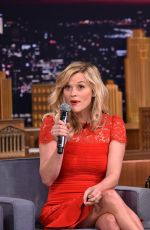 REESE WITHERSPOON at The Tonight Show Starring Jimmy Fallon