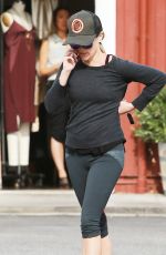 REESE WITHERSPOON in Leggings Arrives at Country Mart in Brentwood