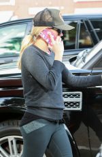 REESE WITHERSPOON in Leggings Arrives at Country Mart in Brentwood