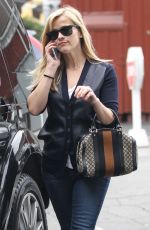 REESE WITHERSPOON Out and About in Brentwood 1812