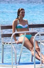RHEA DURHAM in Bikini and Mark Wahlberg at a Beach in Barbados