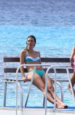 RHEA DURHAM in Bikini and Mark Wahlberg at a Beach in Barbados