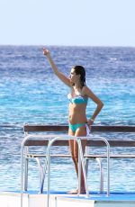 RHEA DURHAM in Bikini and Mark Wahlberg at a Beach in Barbados