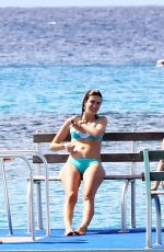 RHEA DURHAM in Bikini and Mark Wahlberg at a Beach in Barbados