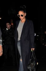 RIHANNA Arriving Back at Her Hotel 