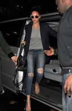 RIHANNA Arriving Back at Her Hotel 
