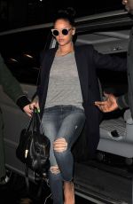 RIHANNA Arriving Back at Her Hotel 