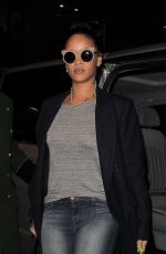 RIHANNA Arriving Back at Her Hotel 