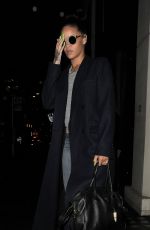 RIHANNA Arriving Back at Her Hotel 