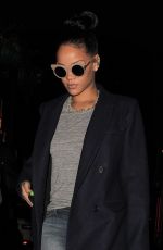 RIHANNA Arriving Back at Her Hotel 