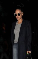 RIHANNA Arriving Back at Her Hotel 