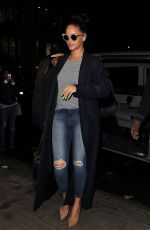 RIHANNA Arriving Back at Her Hotel 
