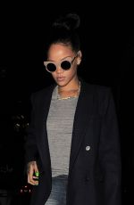 RIHANNA Arriving Back at Her Hotel 