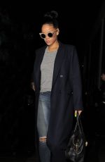 RIHANNA Arriving Back at Her Hotel 