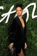 RIHANNA at British Fashion Awards 2014 in London
