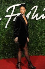 RIHANNA at British Fashion Awards 2014 in London