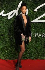 RIHANNA at British Fashion Awards 2014 in London