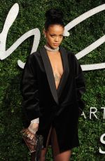 RIHANNA at British Fashion Awards 2014 in London