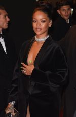 RIHANNA at British Fashion Awards 2014 in London