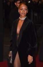 RIHANNA at British Fashion Awards 2014 in London
