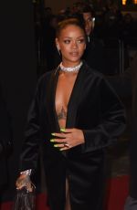 RIHANNA at British Fashion Awards 2014 in London