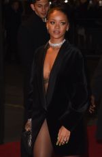 RIHANNA at British Fashion Awards 2014 in London