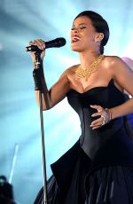 RIHANNA Performs at 1st Annual Diamond Ball Benefitting The Clara Lionel Foundation in Beverly Hills 