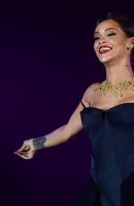 RIHANNA Performs at 1st Annual Diamond Ball Benefitting The Clara Lionel Foundation in Beverly Hills 